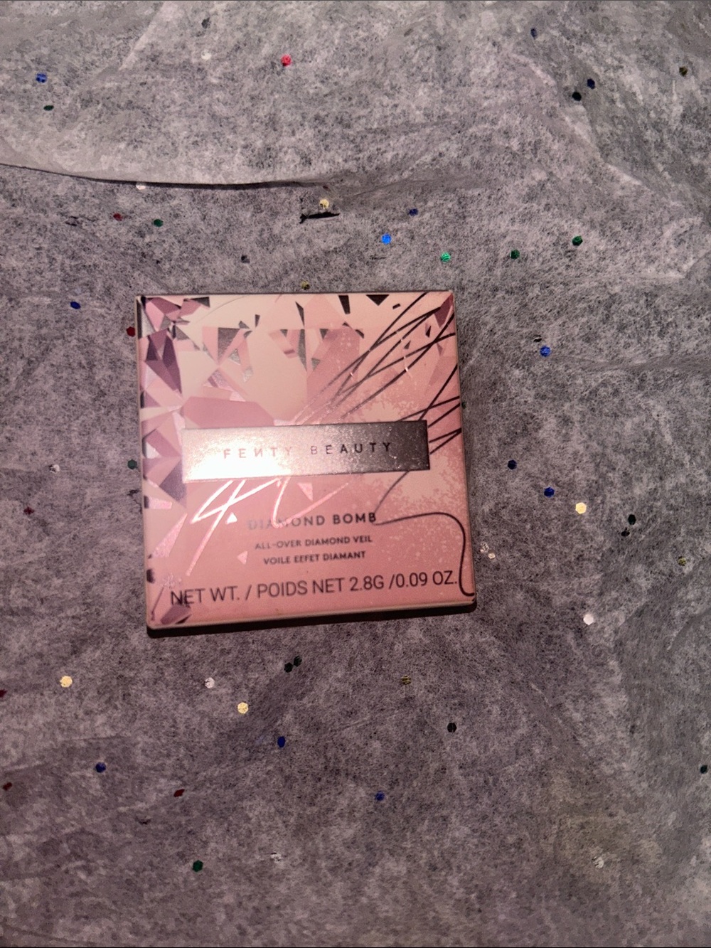 Fenty Beauty Highlighter Compact - Rose Pink Shimmer new in box
